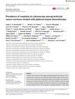 Prevalence of neoplasia at colonoscopy among testicular cancer survivors treated with platinum-based chemotherapy