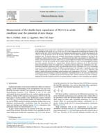 Measurement of the double-layer capacitance of Pt(111) in acidic conditions near the potential of zero charge