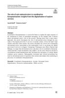 The role of sub-national actors in coordinative Europeanisation