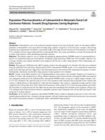 Population pharmacokinetics of cabozantinib in metastatic renal cell carcinoma patients