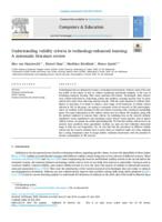 Understanding validity criteria in technology-enhanced learning