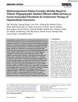 Multicompartment polyion complex micelles based on triblock polypept(o)ides mediate efficient siRNA delivery to cancer-associated fibroblasts for antistromal therapy of hepatocellular carcinoma