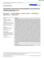 Quantitative assessment of reef foraminifera community from metabarcoding data