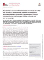 A randomized assessors-blind clinical trial to evaluate the safety and the efficacy of albendazole alone and in combination with mebendazole or pyrantel for the treatment of Trichuris trichiura infection in school-aged children in Lambaréné and surroundin