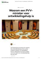 Waarom een PVV-minister voor ontwikkelingshulp is