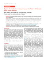 Rupture of a median sacral artery aneurysm in a patient with vascular Ehlers-Danlos syndrome