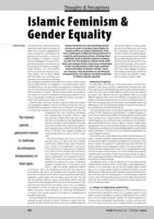 Islamic Feminism & Gender Equality | Scholarly Publications