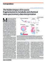 The hidden impact of in-source fragmentation in metabolic and chemical ...